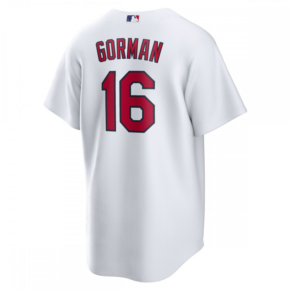 Nolan Gorman St. Louis Cardinals Home Replica Jersey - White-Pro Kit Vault | Brand New 26/27 Sports Jerseys
